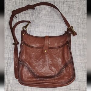 FRYE cognac Brown Campus Madison crossbody Bag